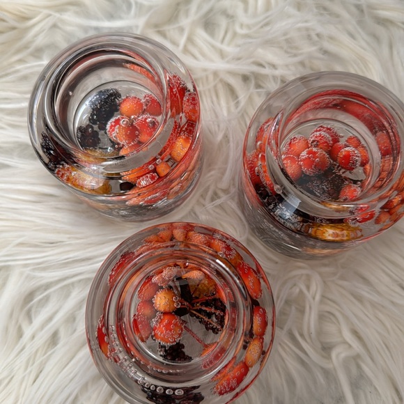 Dreamlight Traumlicht Votive Candle Holders Germany Decorative Berries set of 3 - Picture 6 of 9